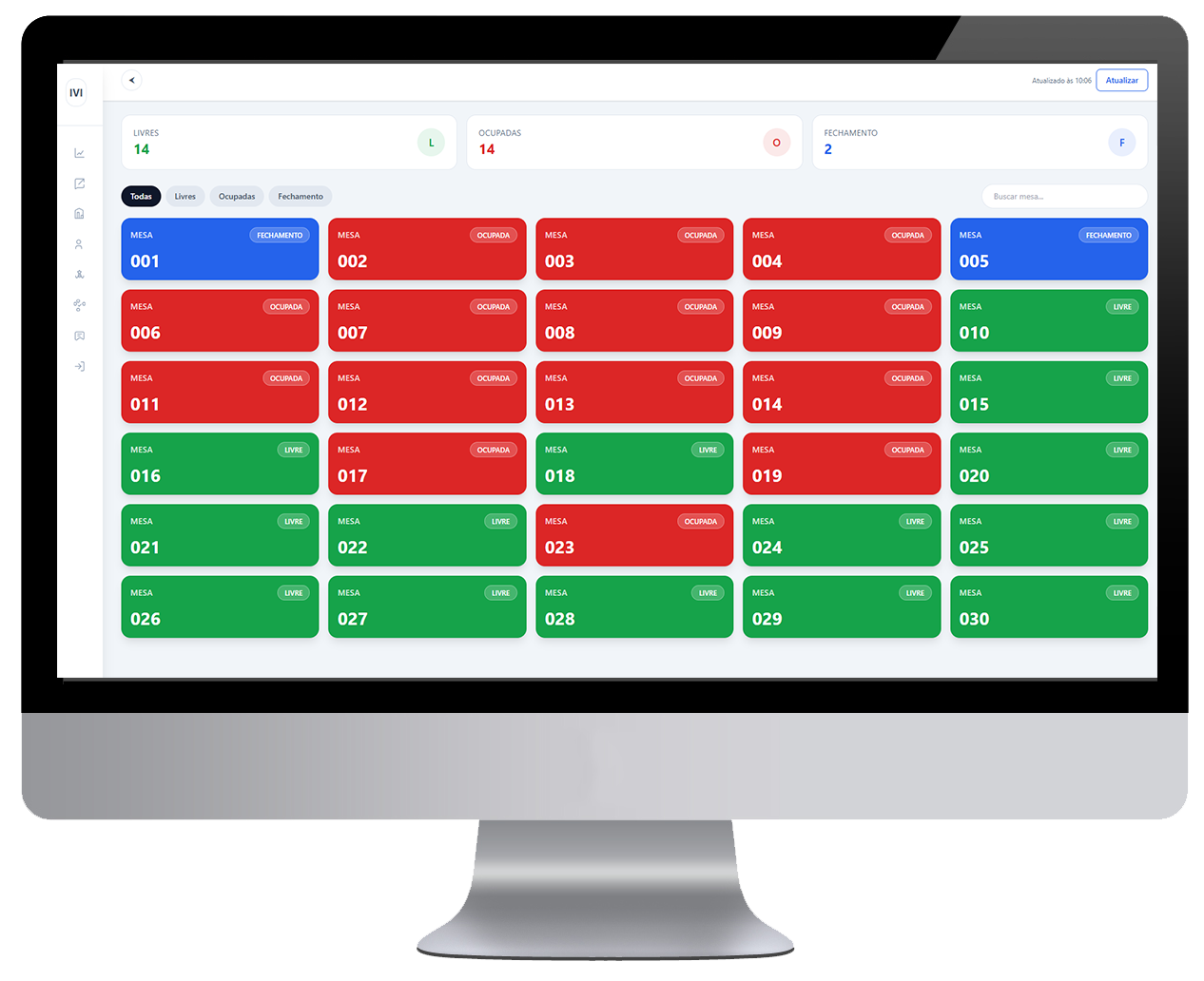 Sistema de Comandas e Mesas Isasoft